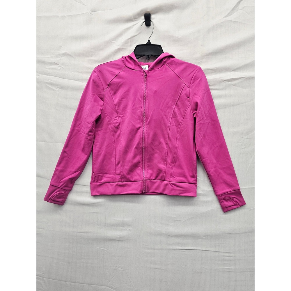 Member's Mark Girls Active Full Zip Jacket Polyester Blend Workout Size Large